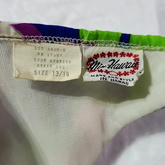 Vintage 60s Miss Hawaii Bikini & Sarong – Women’s XS (Vintage 13/14) Made in Haw - Picture 12 of 12